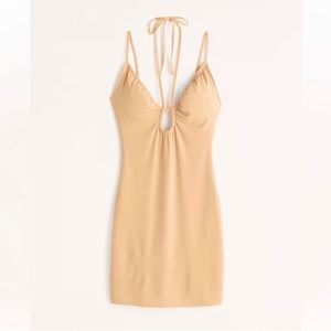 NWT Abercrombie & Fitch Strappy Cutout Knit Mini Dress